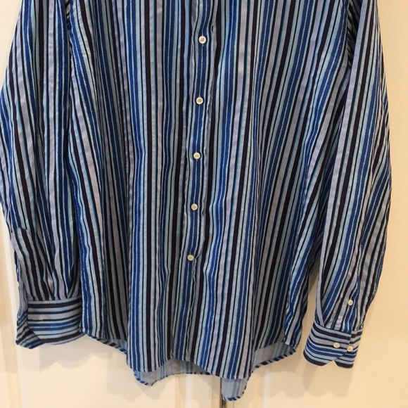 ETRO Blue Striped Shirt - Picture 3 of 6